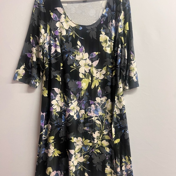 J. Jill Wearever Collection Allium Moonlit Garden Dress Size L NWOT - Picture 3 of 10